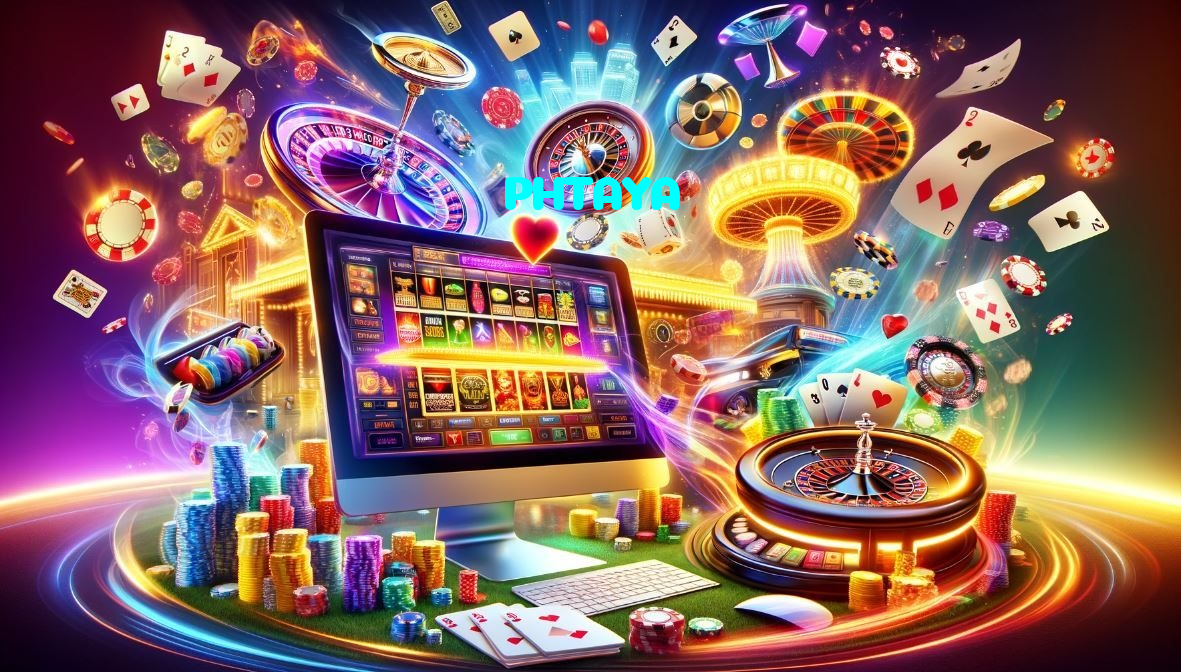 PHTAYA casino presented on mobile device in Pakistan with slots and live games